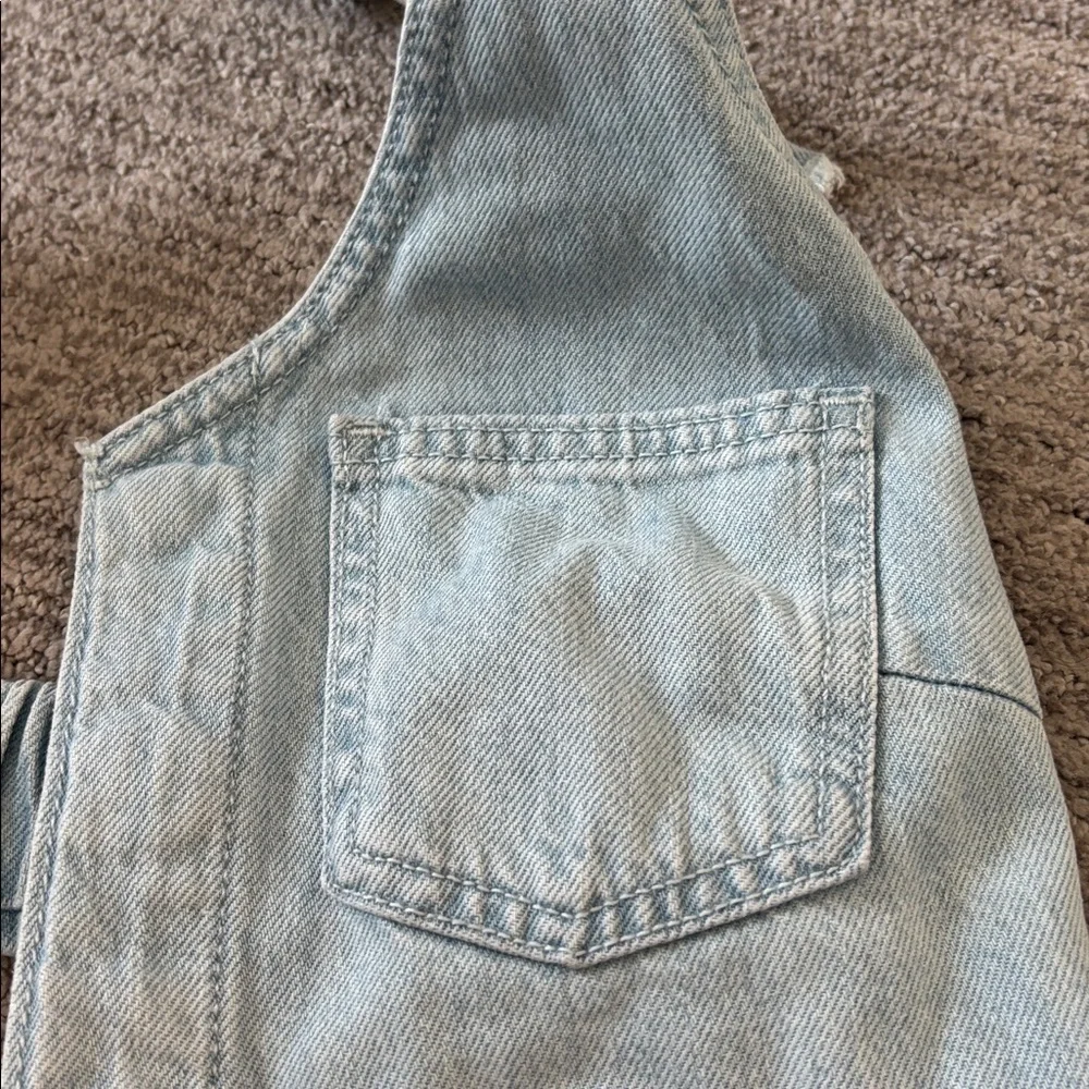 Universal Thread Light Blue Denim Halter Maxi Dress size 4 - Picture 8 of 11
